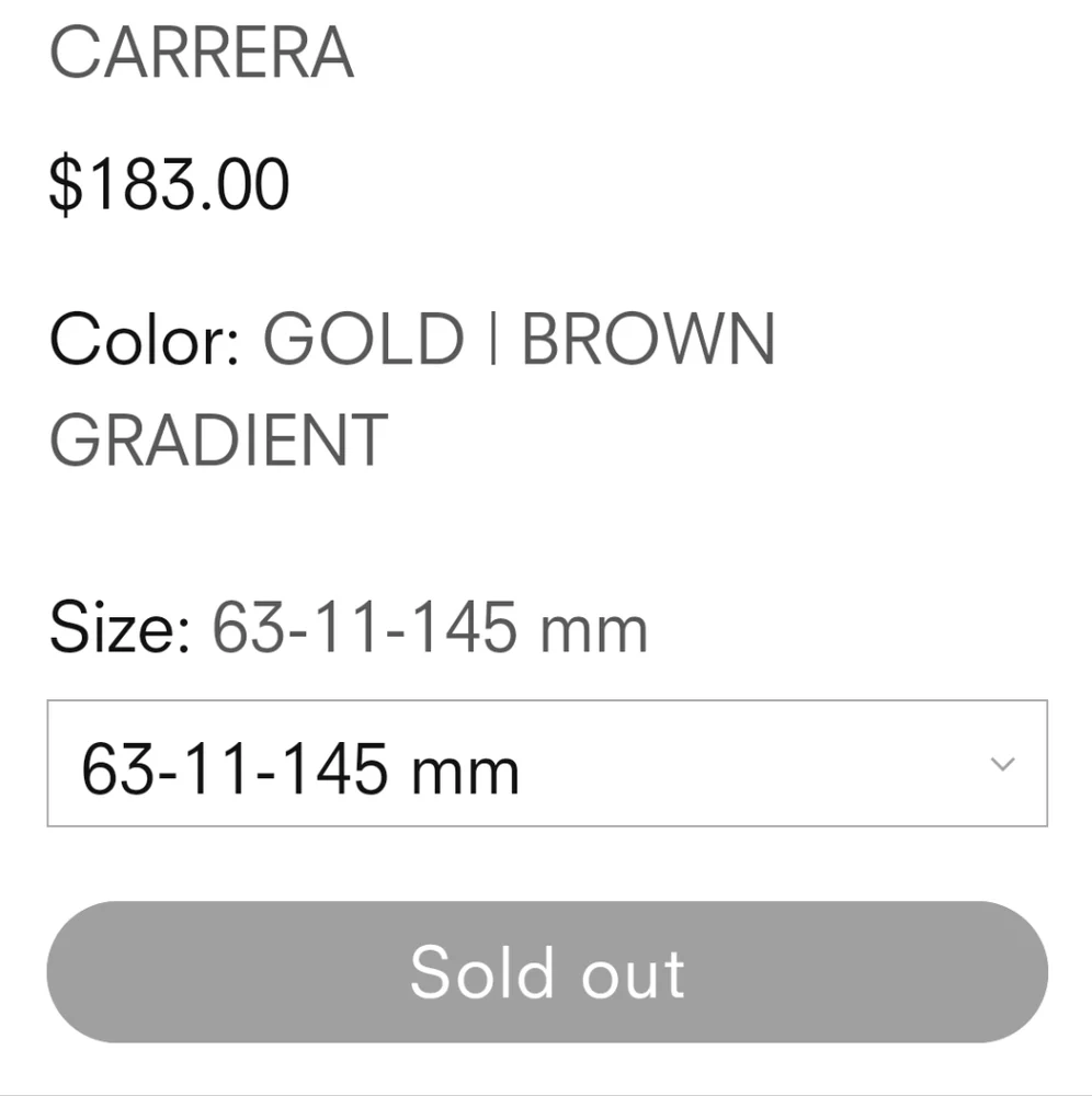 CARRERA 1018S 0J5G Gradient Squared Aviator Sunglasses Unisex 63MM BNWT $220